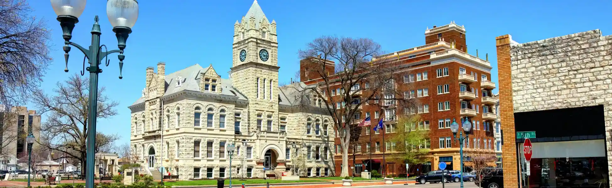 Neon color image of a band playing and people singing along